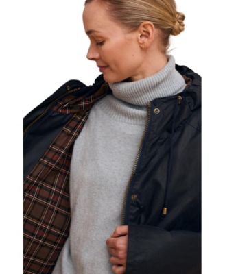 Women's British Pleat Waxed Jacket