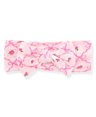 Baby Girls' Long-Sleeve Footed Pajama and Headband, 2-Piece Set