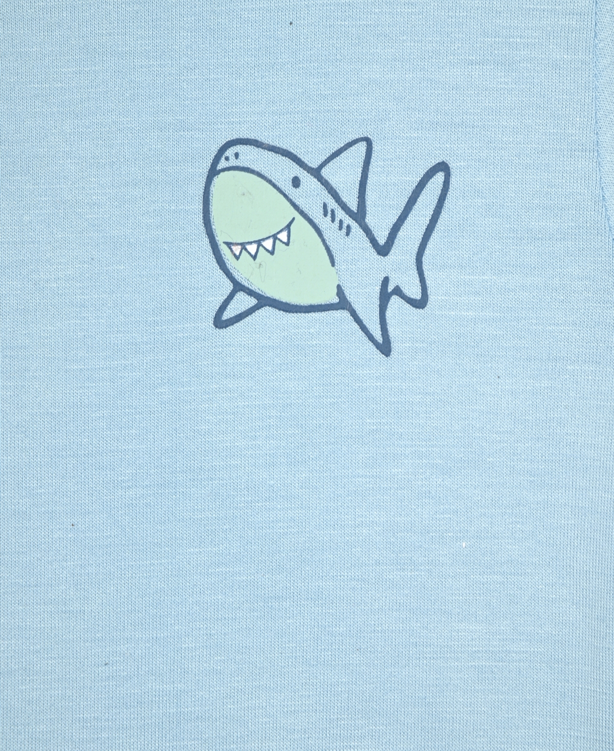 Max & Olivia Boys' 12M-5T Shark Print Crewneck Top and Pants Sleep Play, 3-Piece Set
