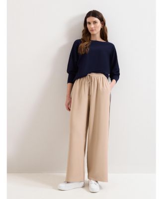 Women's Cristine Slash-Neck Knitted Jumper