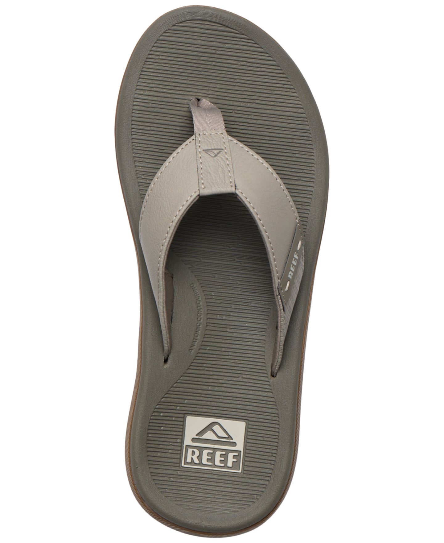Мужские сандалии REEF Cushion Phantom 2.0 LE Slip-On Sandal, цвет: Коричневый / Чёрный — фото 3