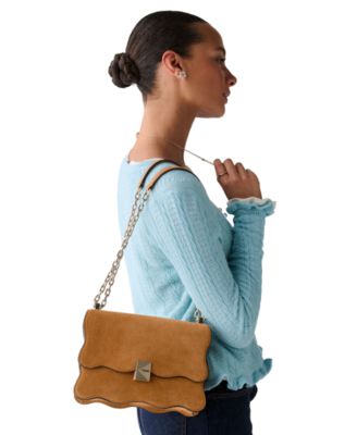 Deco Wavy Small Shoulder Handbag