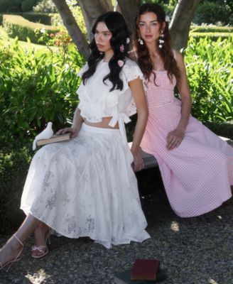 Women's Side Zippered Maxi Skirt