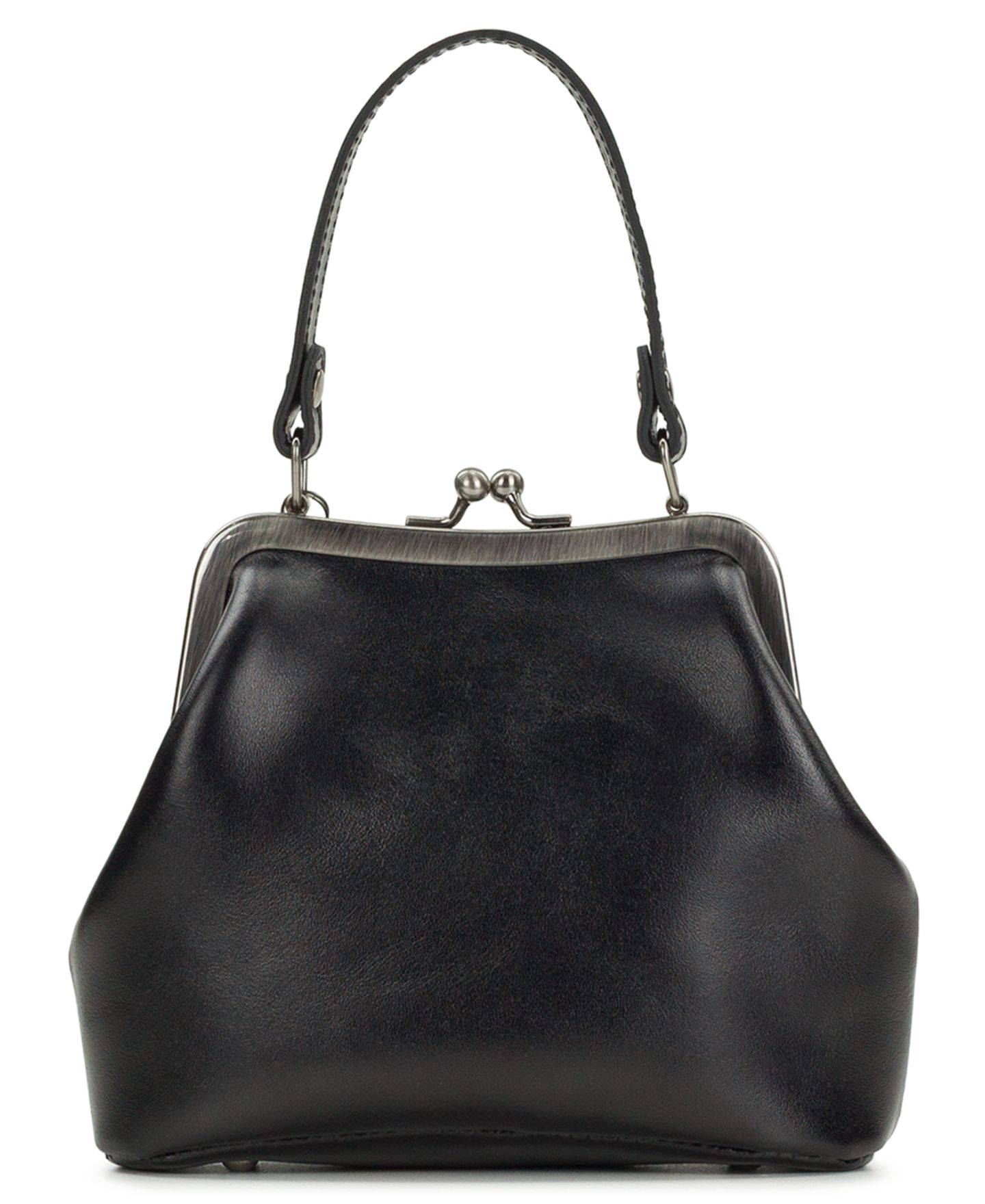 Женская сумка Patricia Nash Laureana Mini Leather Frame Crossbody, цвет: Чёрный — фото 2