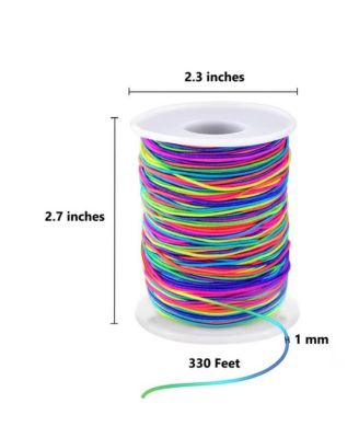 330 Feet Elastic String Bracelets Necklaces Beading Crafts Cord