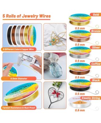 Wire Wrapping Kit Ring Sizer Tools Craft Wires Findings Repair