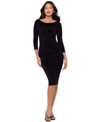 Women's Solid Rory Boat Neck Dress
