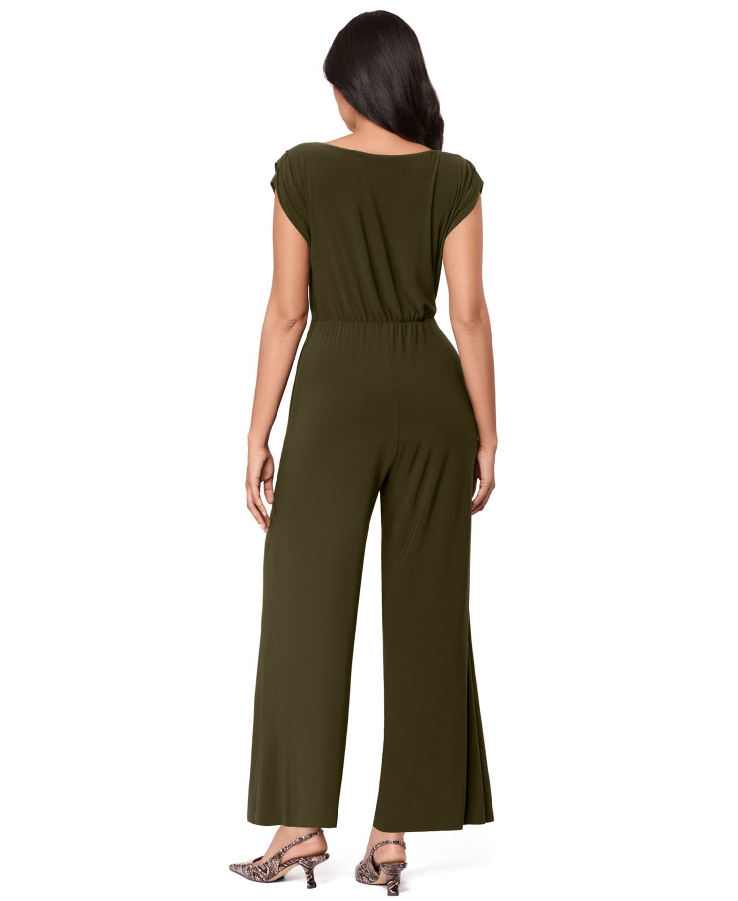 Women's Boat Neck Shaping Jumpsuit