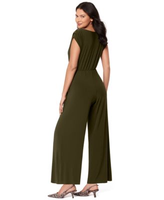 Women's Boat Neck Jumpsuit