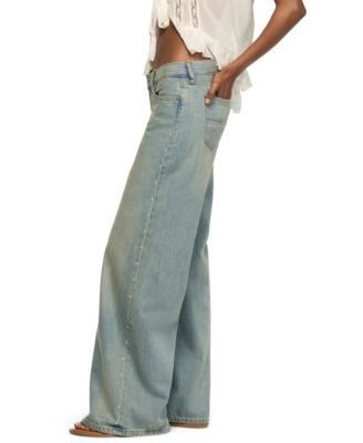 Women's Super Low-Rise Wide-Leg Jeans