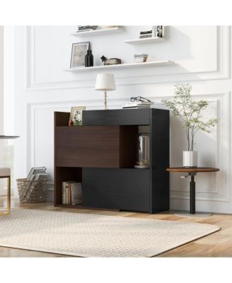 32.5-58.8in Extendable Rotating Storage Cabinet Buffet Sideboard