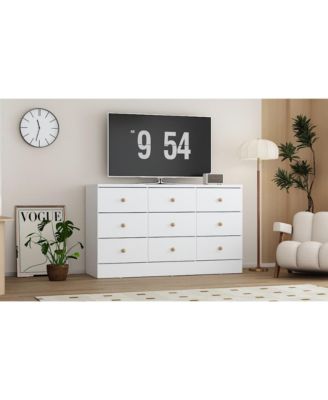 Elegant Dresser With 9 Drawers