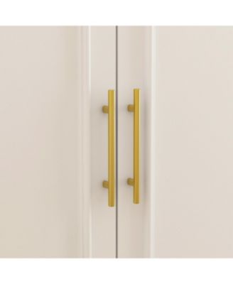 6-Door Big Armoires with 2 Hanging Rods, 3-Drawers, Shelves