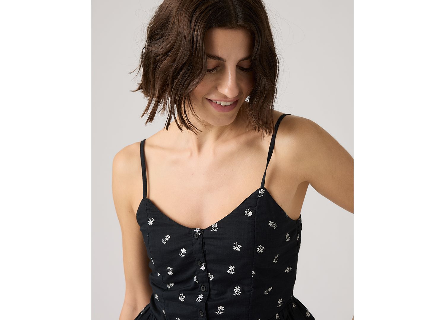 Premium Women's Monet Floral Sleeveless Blouse