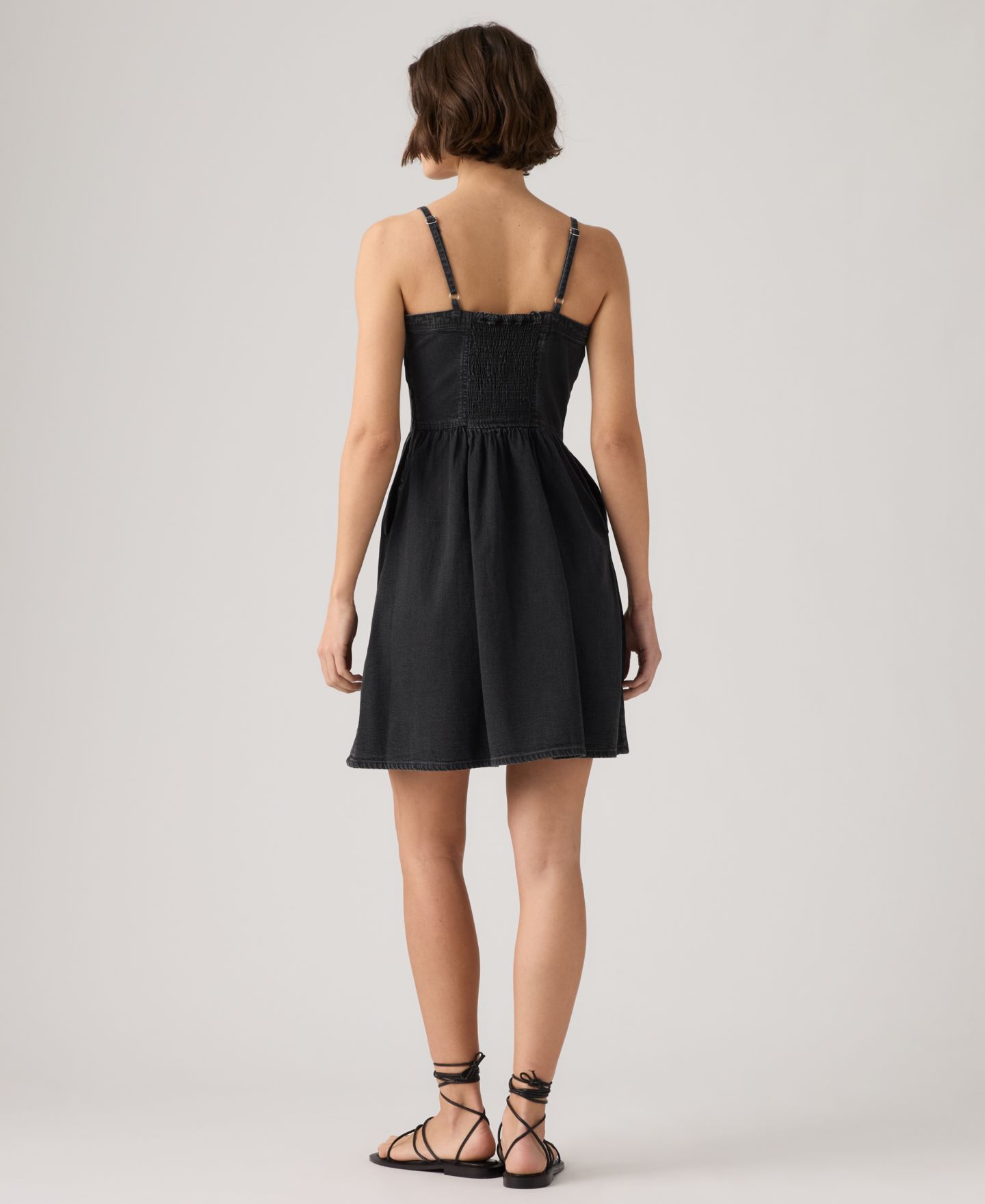 Женское платье Levi's Jadine Square Neck Denim Mini, цвет: First Or Last Dress — фото 4