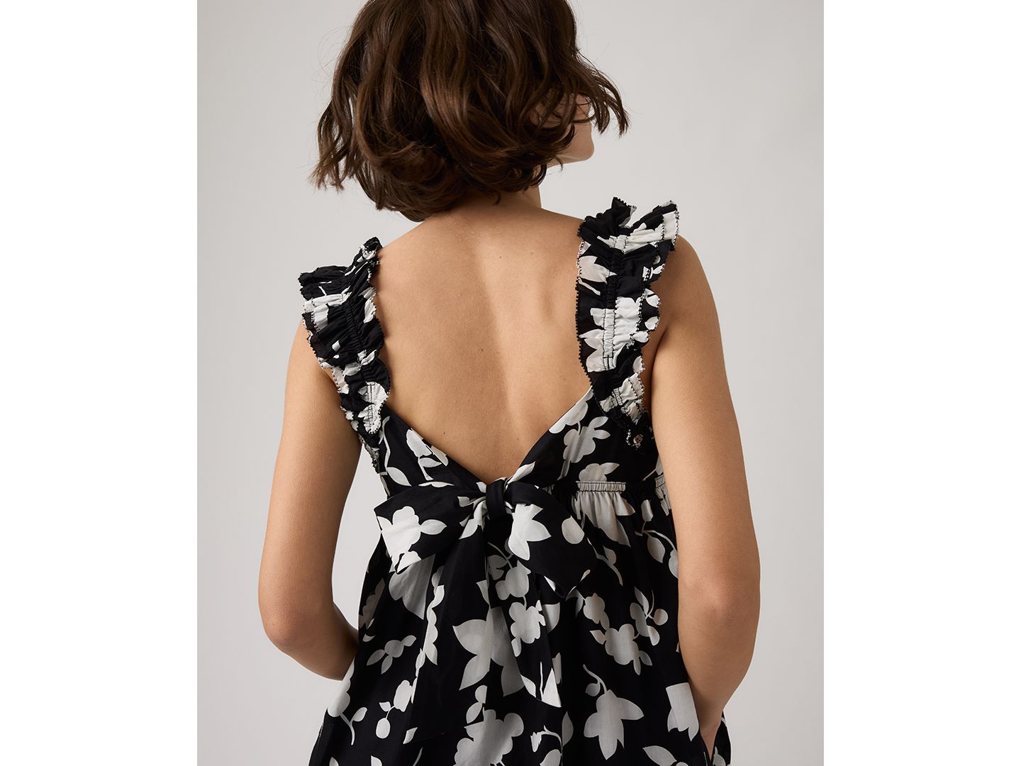 Женское платье Levi's Premium Meg Printed Sleeveless Cotton Mini, цвет: С принтом антрацитовый — фото 4