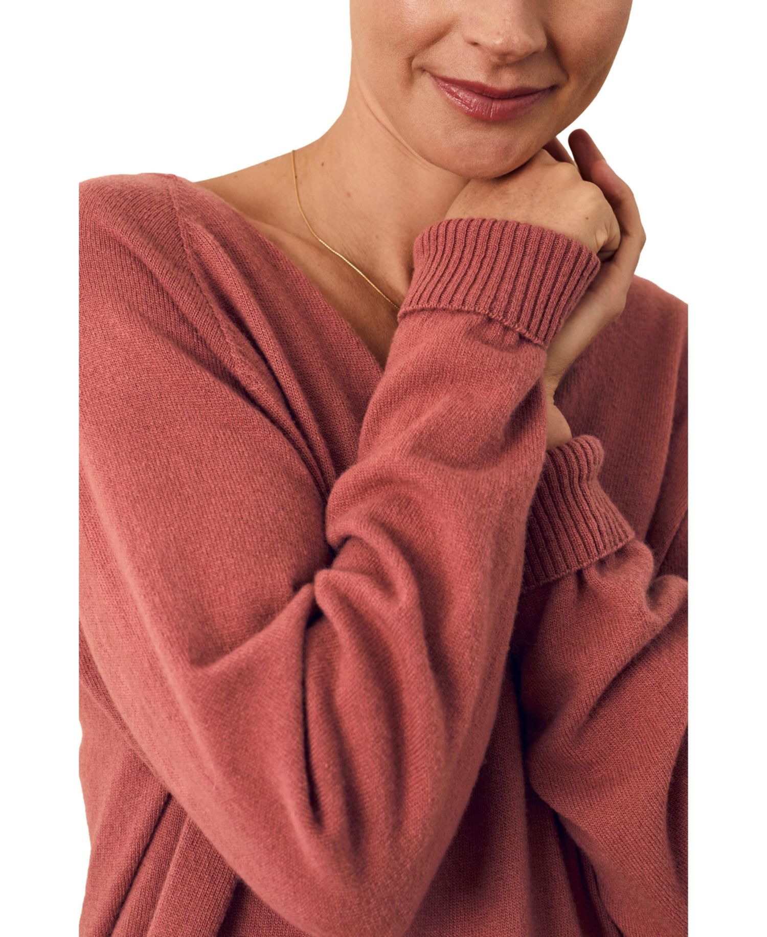 Women's Celtic and Co. British Geelong Relaxed V-Neck Sweater