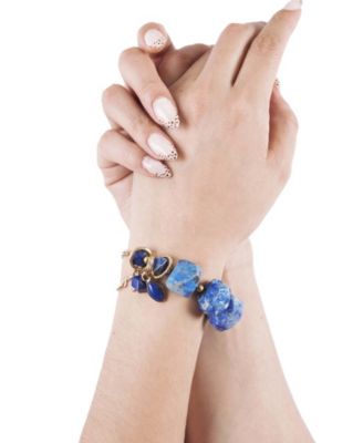 Azul Blue Lapis Chunky Link Bracelet