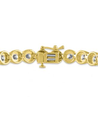 IGI Certified Diamond Tennis Bracelet (10 ct. t.w.) in  14k Yellow Gold