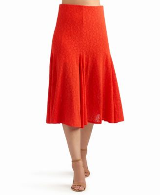 Women's Knit Pull-On Midi Skirt