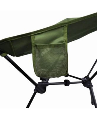 High Back Camping Chair, Lightweight Folding Portable Chair, 330 lb Capacity, 7075 Aluminum Frame for Camping, Beach, Travel