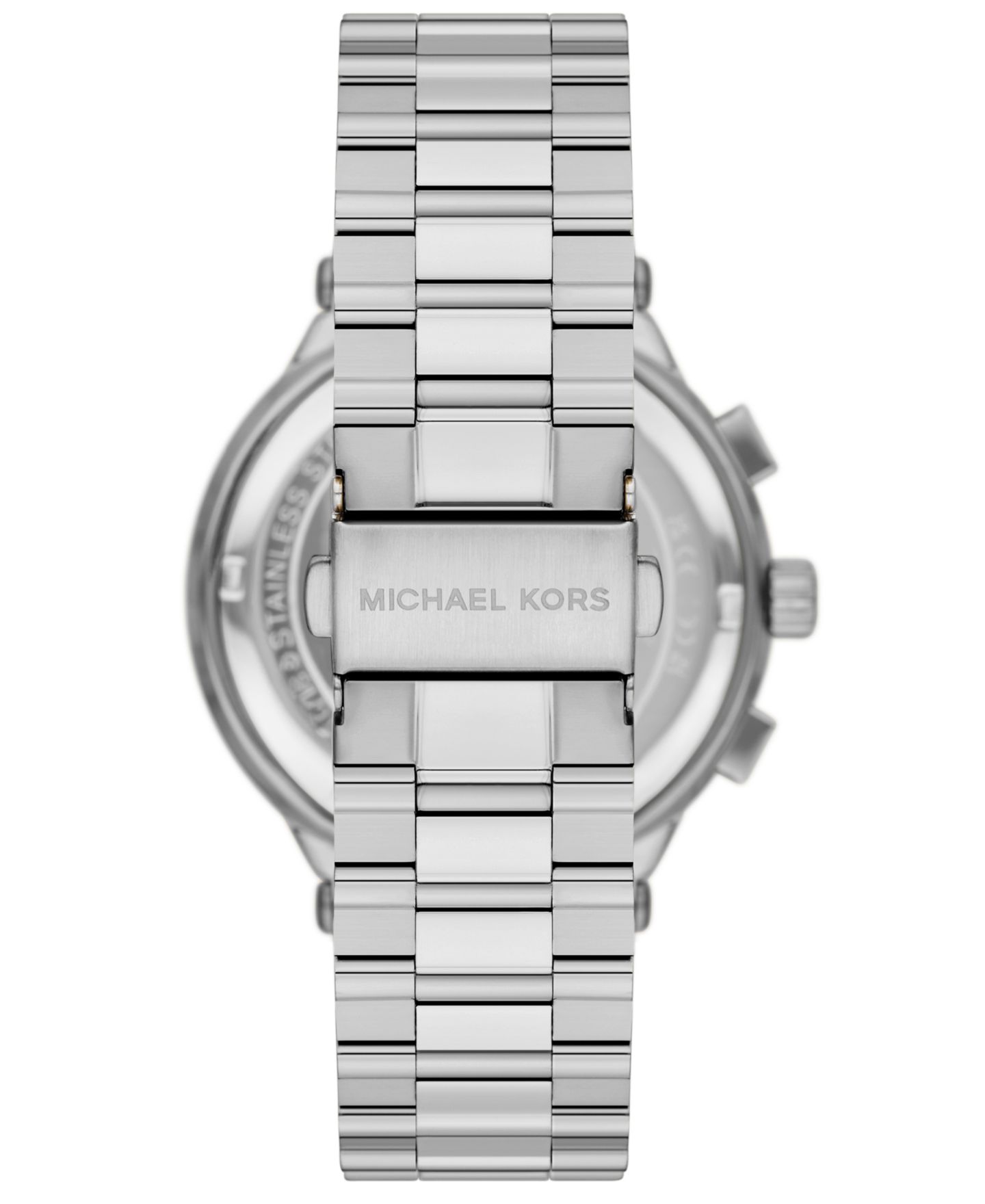 Мужские часы Michael Kors Billie, кварцевый хронограф, сталь, 44 мм, Silver — фото 3
