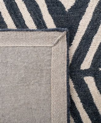 Imani Geometric LRL6609N Slate 2'3" X 8' Runner Area Rug