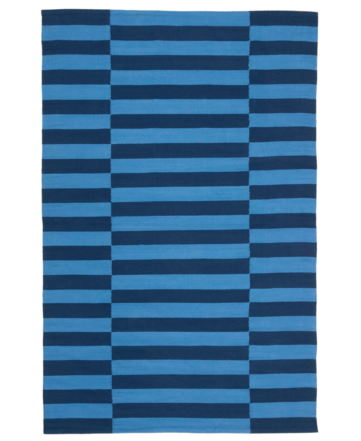 Lauren Ralph Lauren Ludlow Stripe LRL7350A Indigo 4' X 6' Area Rug