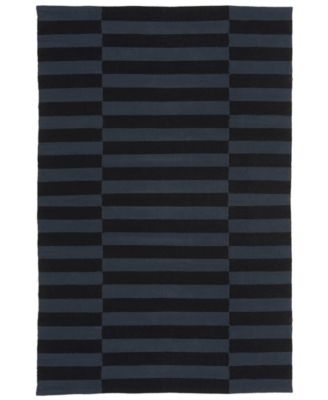 Ludlow Stripe LRL7350E Onyx 4' X 6' Area Rug