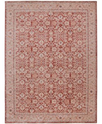Warwick LRL1310B Oxblood 7'9" X 10' Area Rug