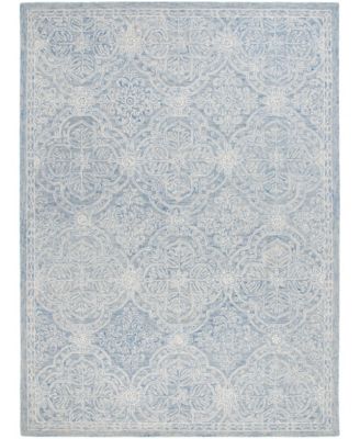 Etienne LRL6603M Blue and Ivory 8' X 10' Area Rug