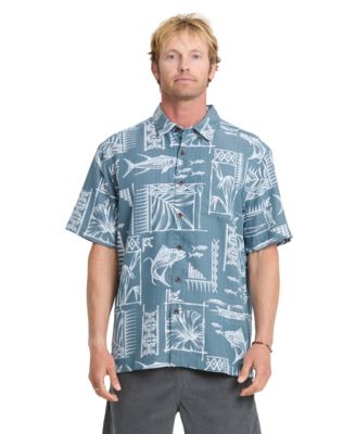 Quiksilver Men's Short -Sleeve Paradise Bay Shirt
