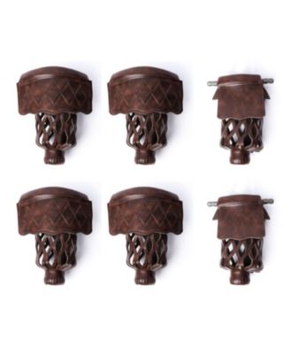 Set of 6 Heavy Duty PU Leather Billiard Pool Table Pockets, Pool Table Accessory