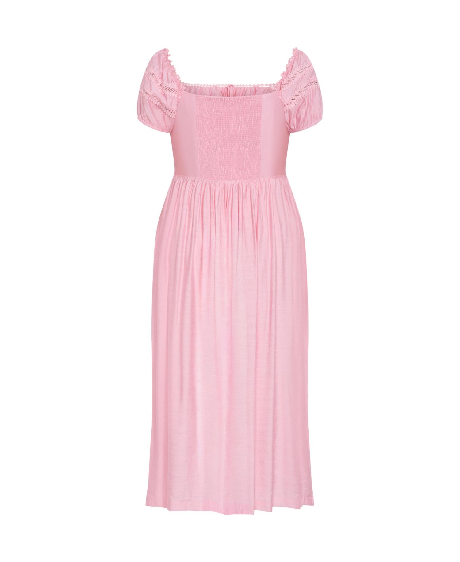 Women's Ariella Crochet Trim Midi Dress