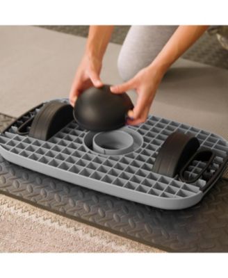 4-in-1 Aerobic Balance Board & Step Platform - Adjustable Non-Slip Slant Board & Stepper for Home Workouts