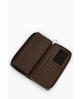 Women's Large faux leather studded wallet