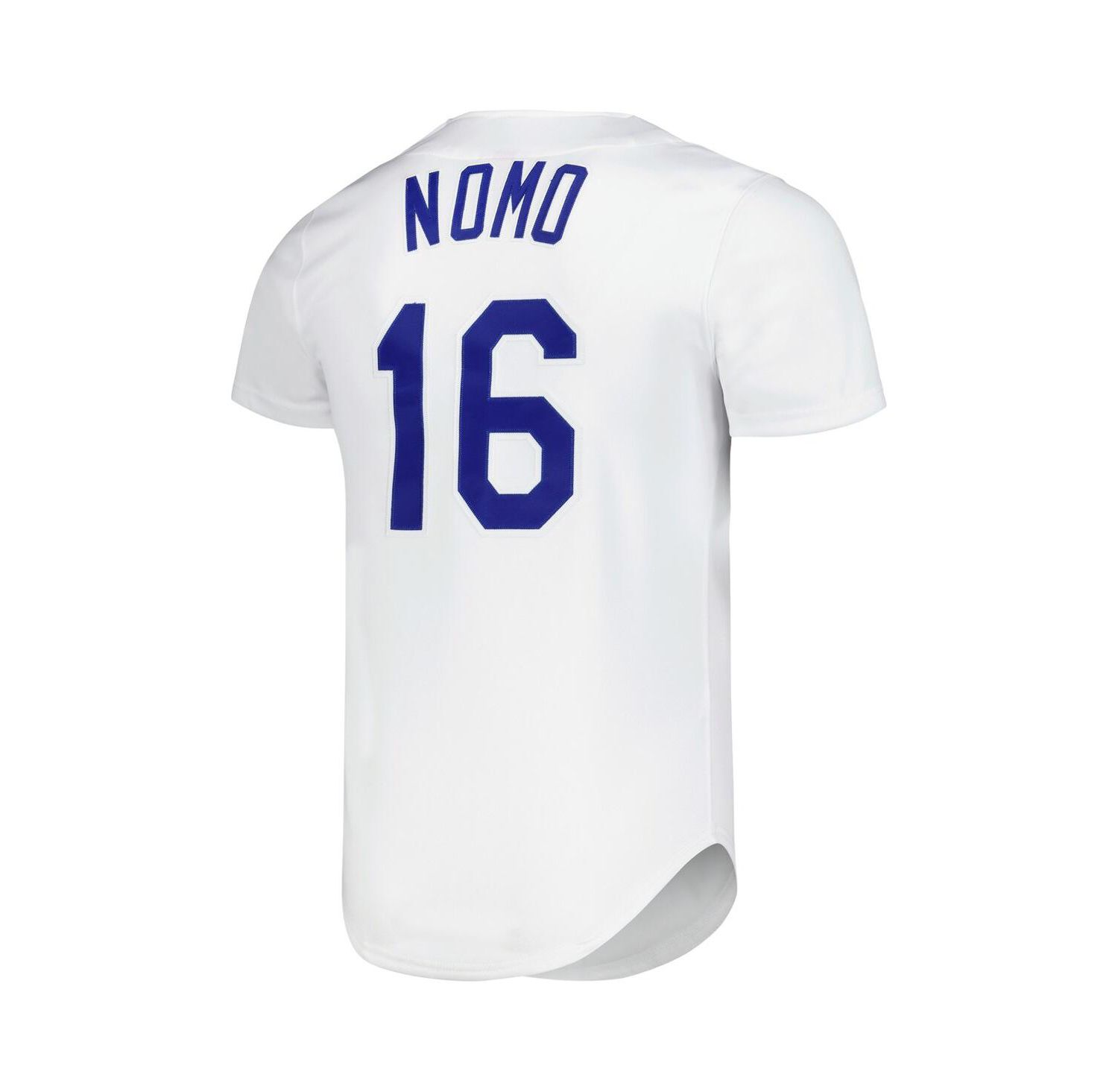 Men's Hideo Nomo White Los Angeles Dodgers Cooperstown Collection Authentic Jersey
