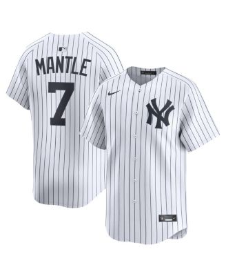 Men's Mickey Mantle White New York Yankees Home Limited Player Jersey