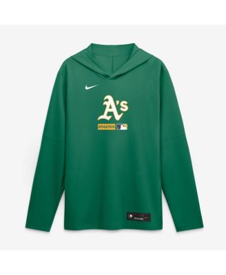 Men's Kelly Green Athletics Authentic Collection Dri-FIT Long Sleeve Hoodie