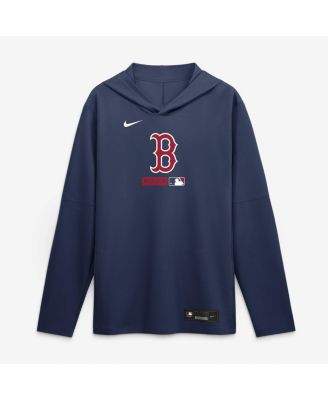 Men's Navy Boston Red Sox Authentic Collection Dri-FIT Long Sleeve Hoodie