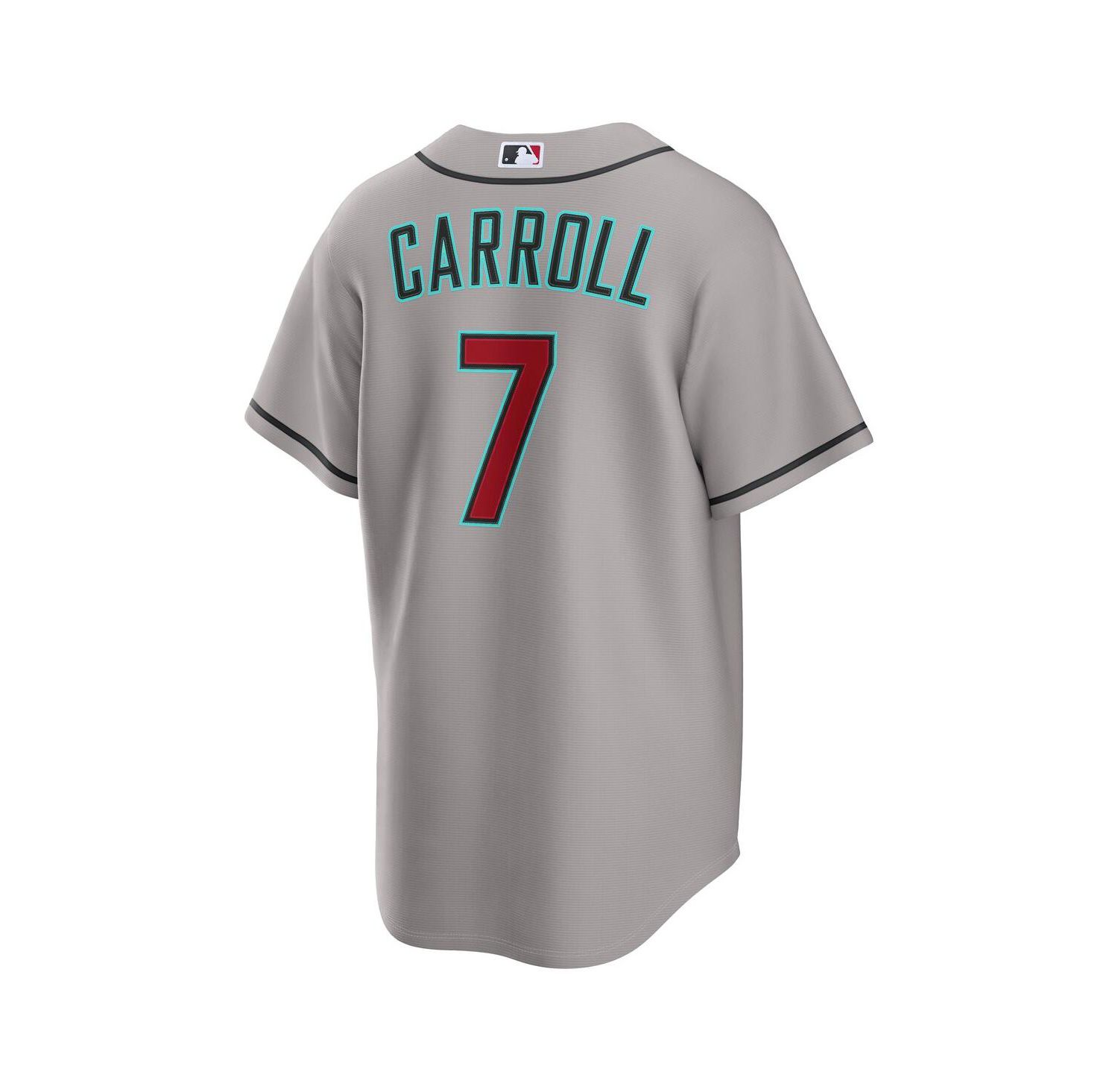 Men's Corbin Carroll Gray Arizona Diamondbacks Road Replica Jersey