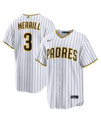 Men's Jackson Merrill White San Diego Padres Home Replica Player Jersey
