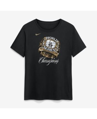 Women's Black Los Angeles Dodgers 2026 Gold Collection Graphic T-Shirt
