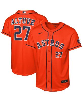 Big Boys and Girls Jose Altuve Orange Houston Astros Alternate Stadium Jersey