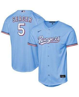 Big Boys and Girls Corey Seager Light Blue Texas Rangers Alternate Replica Jersey