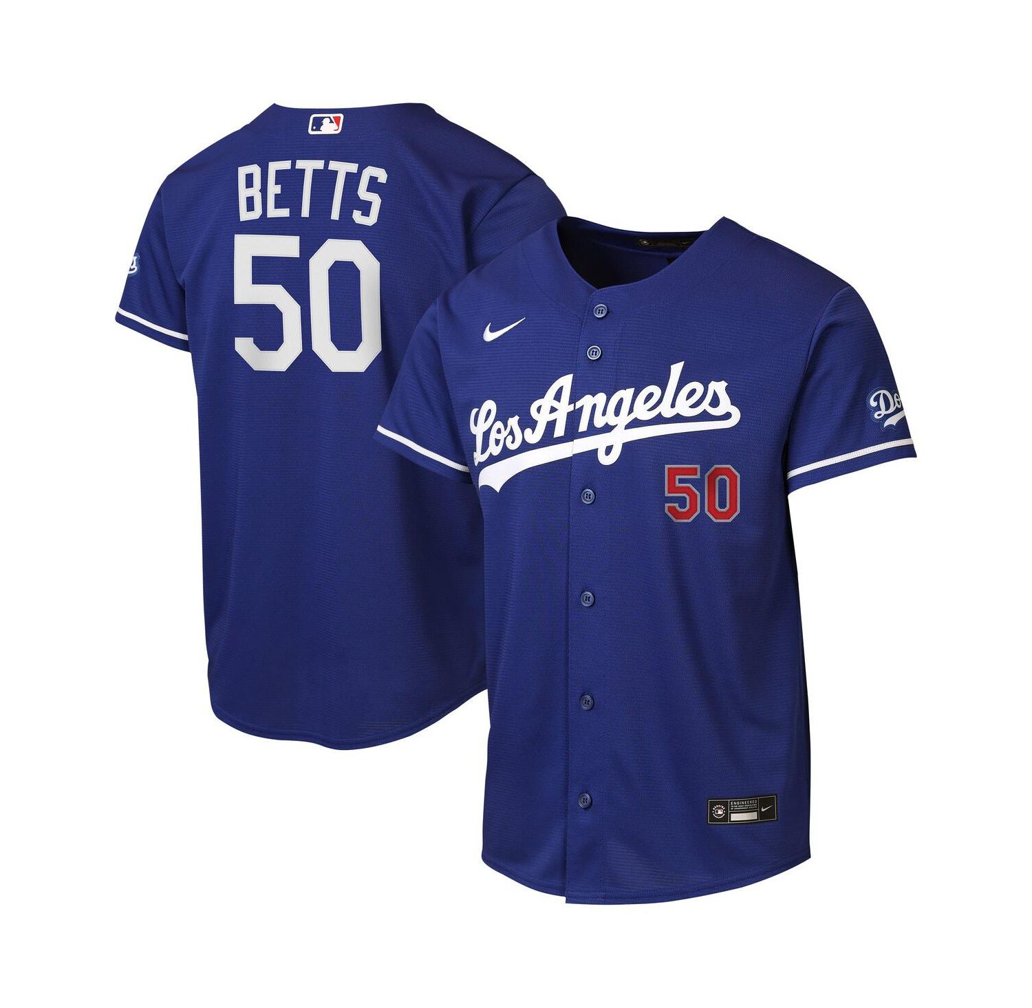Big Boys and Girls Mookie Betts Royal Los Angeles Dodgers Alternate Stadium Jersey