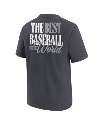 Big Boys and Girls Anthracite Venezuela Baseball 2026 World Baseball Classic Champions Locker Room T-Shirt