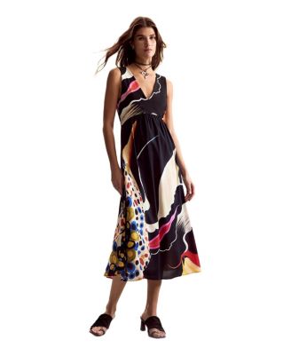 Women's Sleeveless Midi Dress