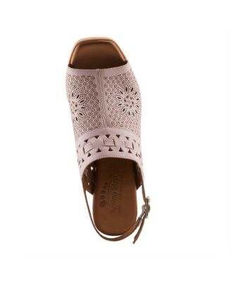 Women s Sunela Slingback Sandal with Laser-cut Style and Comfort