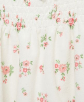 Baby Girls' Embroidered Romper and Hat, 2-Piece Set